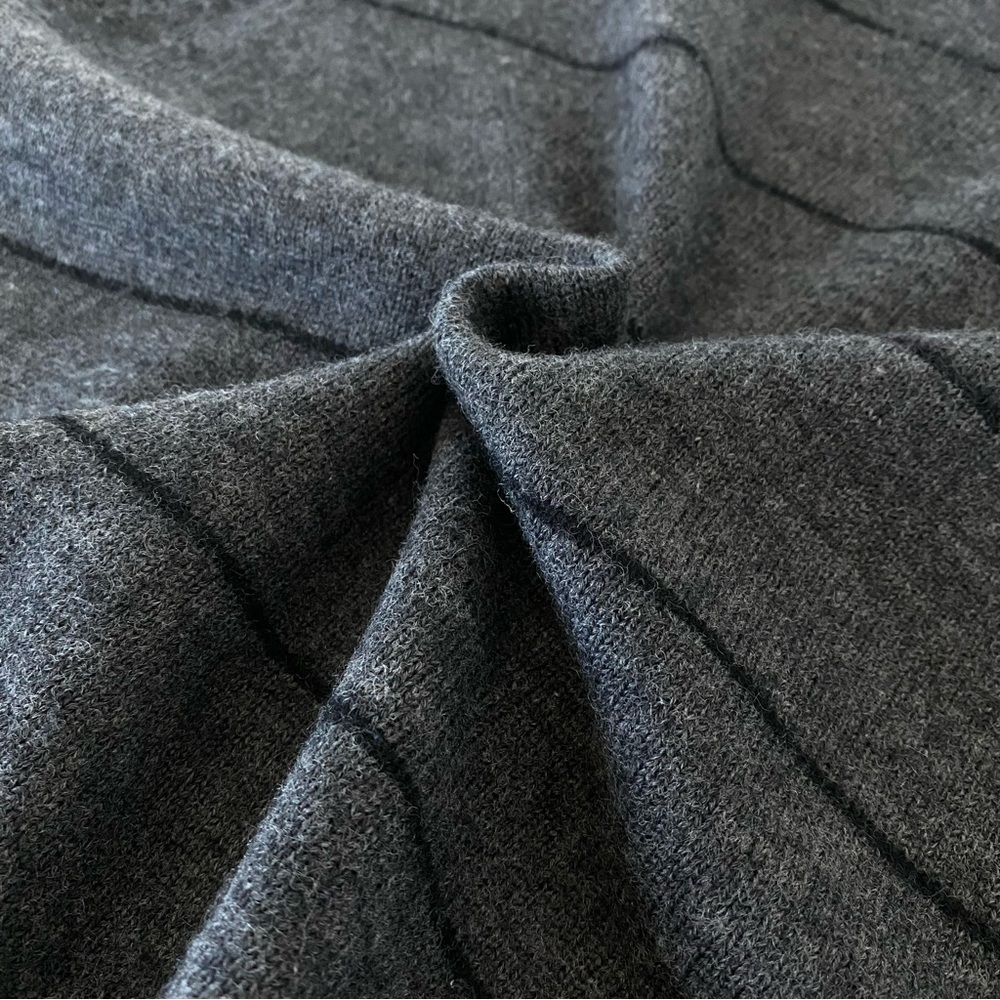 Vintage Ports 100% Wool Striped Vest - Picture 4 of 7